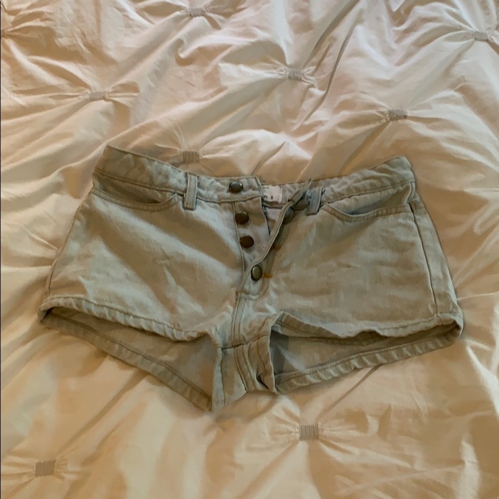 Denim shorts